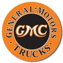 GMC Trucks Round tin signs