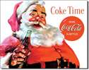 COKE Santa - COKE Time tin signs