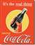 COKE Real Thing - Bottle tin signs