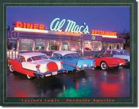 LEWIS - Al Mac Diner tin signs