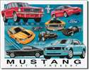 Mustang Chronology tin signs