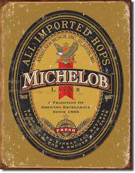 Michelob Logo tin signs