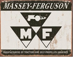 Massey Ferguson Logo Tin Sign