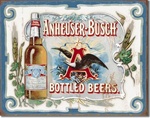 Anheuser Busch - Bottled Beers Tin Sign