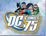 DC Comics 75th Anniv Tin Signs
