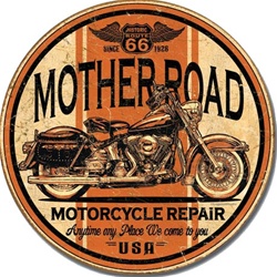 Mother Road Repair Tin Signs