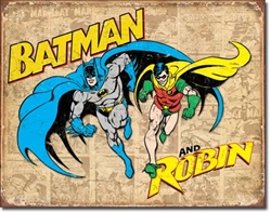 Batman and Robin Weathered