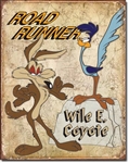 Road Runner & Wyle E CoyoteTin Signs