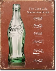Coke - Script Heritage Tin Signs