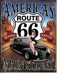RT 66 - America's Main Street Tin Signs