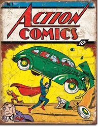 Action Comics No 1 Cover Tin Signs