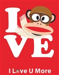 PF - Love Monkey tin signs