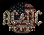 AC/DC Rock or Bust tin signs