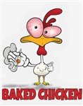 Baked Chicken tin signs