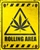 Rolling Area tin signs