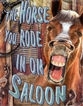 Horse Saloon tin signs
