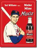 Ted's Moxie tin signs