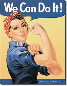 ROSIE THE RIVETOR tin signs