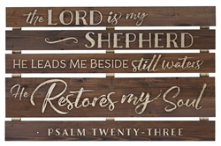 Pallet Sign Décor - The Lord Is My Shepherd
