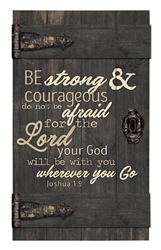 Barn Door - Be strong & courageous
