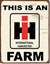 IH Farm tin signs