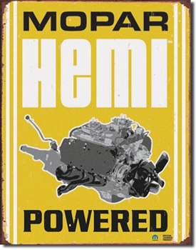 Mopar - Hemi Powered tin signs