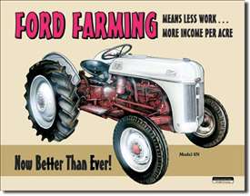 Ford Farming 8N tin signs