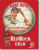 Babe Ruth/Red Rock Kola tin signs