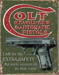 Colt - Extra Safety Tin Signs