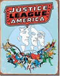 Justice League Retro Tin Signs