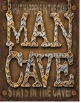 Man Cave - Diamond Plate