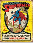 Superman No 1 Cover Tin Signs