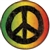 Rasta Peace Sign 