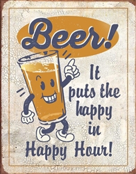Happy Hour - Beer Tin signs