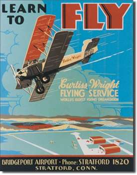 Learn to Fly tin signs