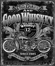 Good Whiskey tin signs