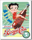 Boopsie Cola tin signs