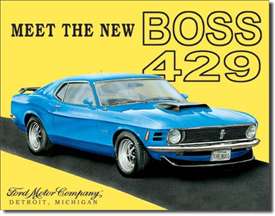 MUSTANG BOSS tin signs