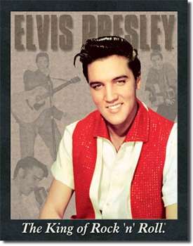 Elvis Portrait tin signs