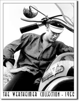 Wertheimer - Elvis on Bike tin signs