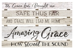 Pallet Sign Décor - Amazing Grace