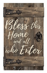 Barn Door - Bless this home