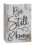 Barnhouse Block- Be Still & Know That I am God